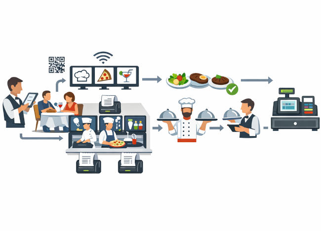 Comande e Cassa nella suite per ristorante Risto Pilot