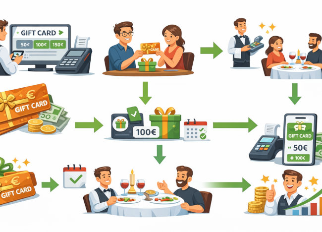 Gift Card nella suite per ristorante Risto Pilot